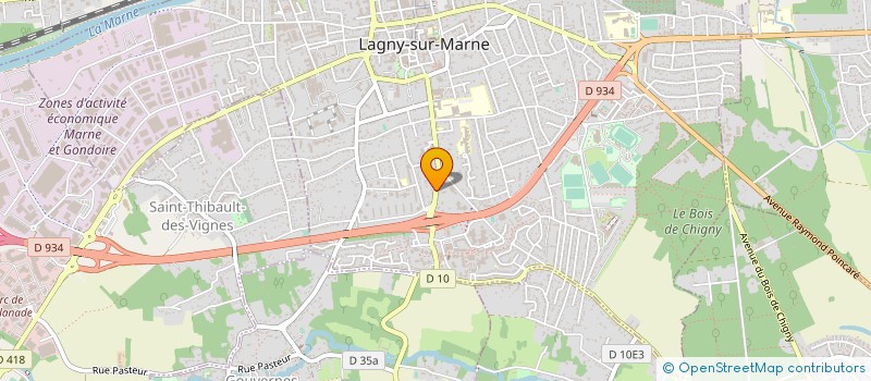 localisation de l'entreprise 912 380 540   LAGNY-SUR-MARNE