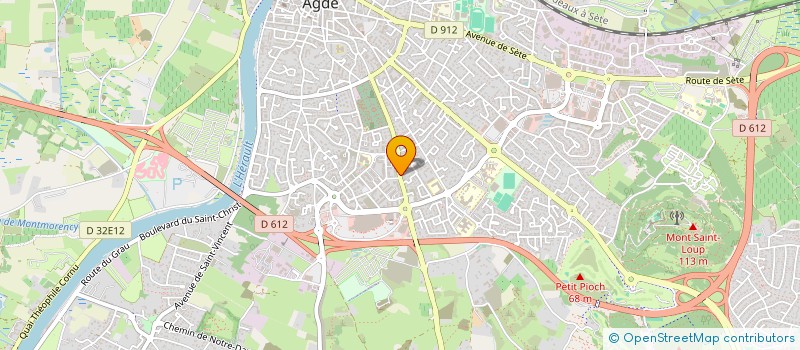 localisation de l'entreprise 912 413 952   AGDE