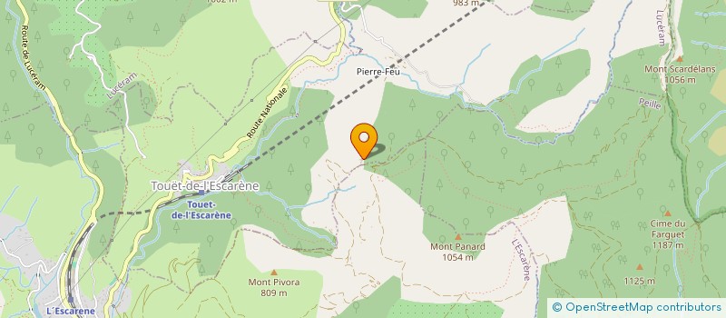 localisation de l'entreprise 912 434 529   TOUET-DE-L'ESCARENE