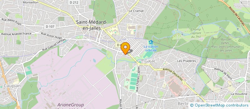 localisation de l'entreprise 912 445 509   SAINT-MEDARD-EN-JALLES