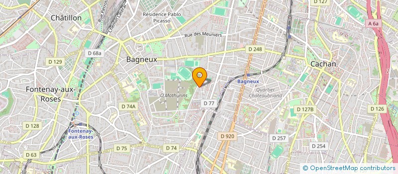 localisation de l'entreprise 912 449 667 à BAGNEUX