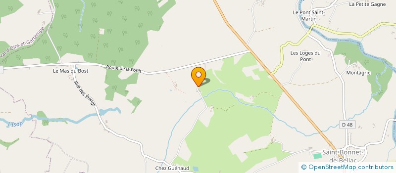 localisation de l'entreprise 912 475 472   SAINT-BONNET-DE-BELLAC