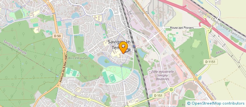 localisation de l'entreprise 912 483 880   SAVIGNY-LE-TEMPLE