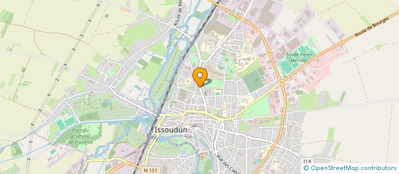 localisation de l'entreprise 912 489 184 à ISSOUDUN