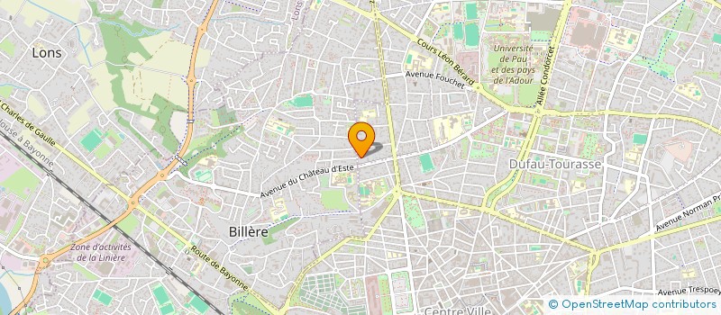 localisation de l'entreprise 912 520 160  à PAU