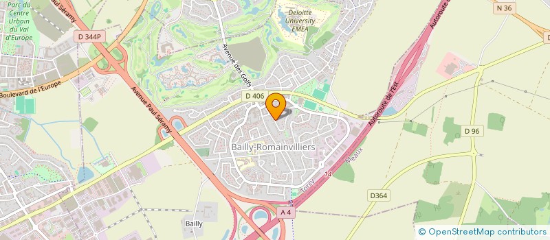 localisation de l'entreprise 912 600 715   BAILLY-ROMAINVILLIERS