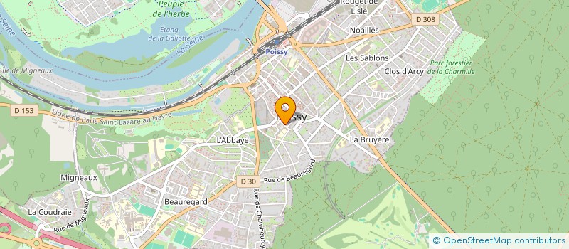 localisation de l'entreprise 912 601 481   POISSY