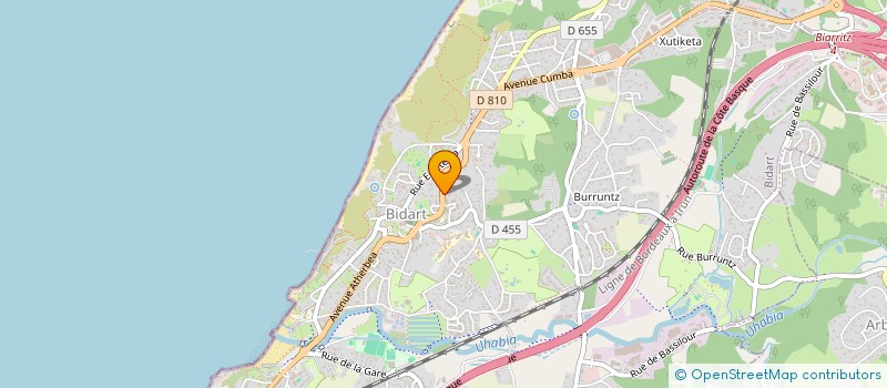 localisation de l'entreprise 912 632 189   BIDART