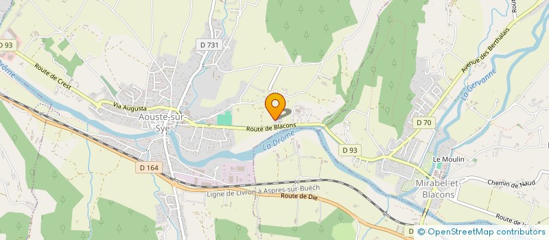 localisation de l'entreprise 912 637 204   AOUSTE-SUR-SYE