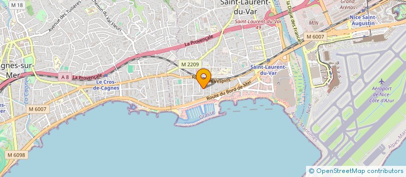 localisation de l'entreprise 912 641 693 à ANTIBES