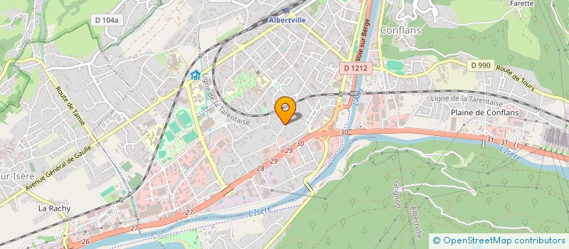 localisation de l'entreprise 912 652 716   ALBERTVILLE