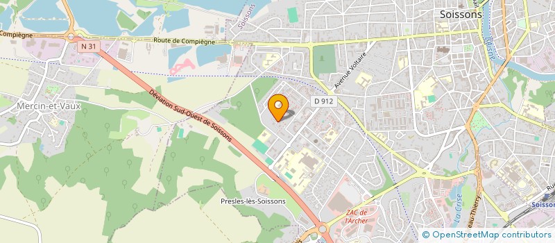 localisation de l'entreprise 912 660 602  à SOISSONS