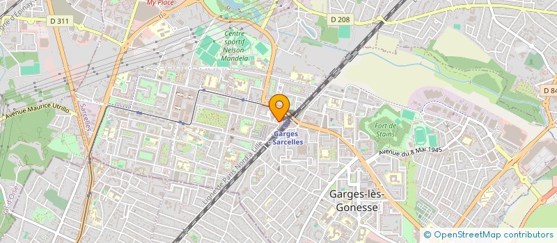 localisation de l'entreprise 912 661 337   SARCELLES