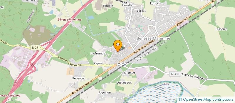 localisation de l'entreprise 912 665 643   BENESSE-MAREMNE