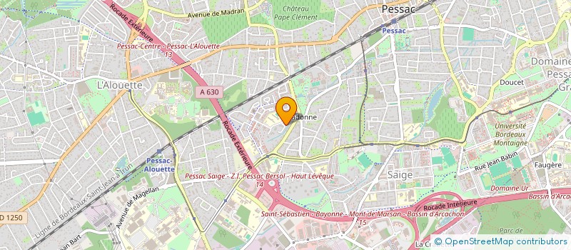 localisation de l'entreprise 912 676 863   PESSAC