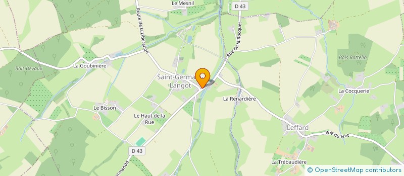 localisation de l'entreprise 912 689 247   SAINT-GERMAIN-LANGOT