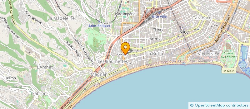 localisation de l'entreprise 912 693 645 à NICE