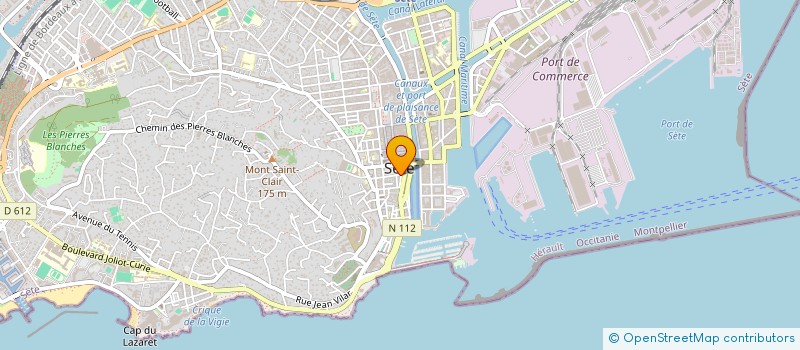 localisation de l'entreprise 912 706 629  à SETE