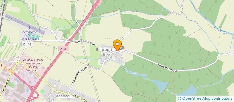 localisation de l'entreprise 912 724 952   SAINT-NICOLAS-LES-CITEAUX