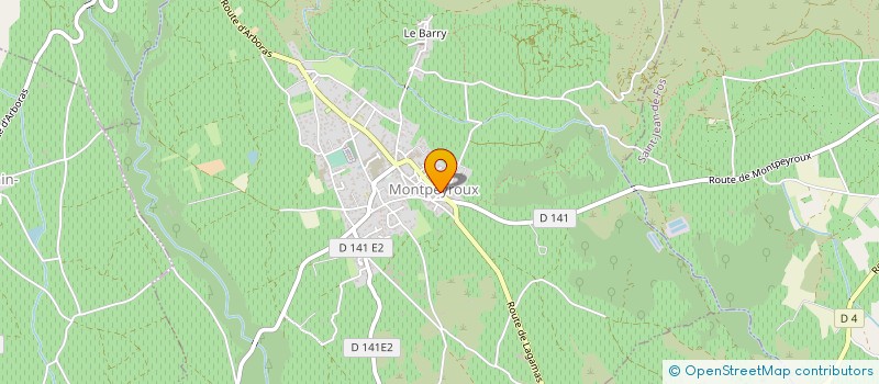 localisation de l'entreprise 912 740 602 à MONTPEYROUX