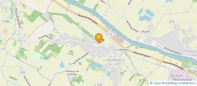 localisation de l'entreprise 912 746 443   LACROUZETTE