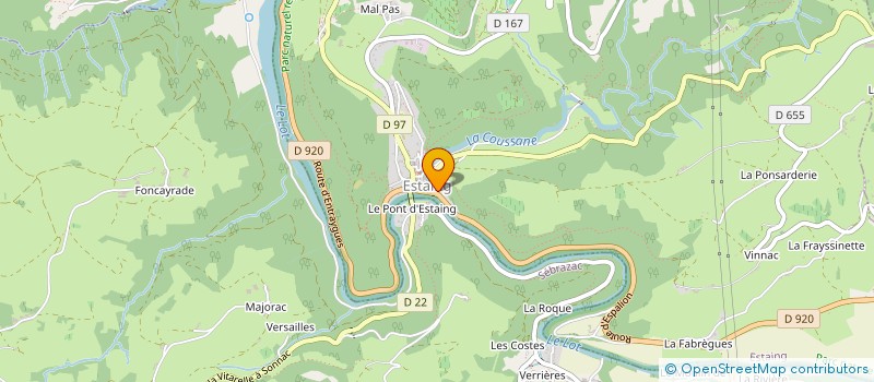 localisation de l'entreprise 912 764 867   ESTAING