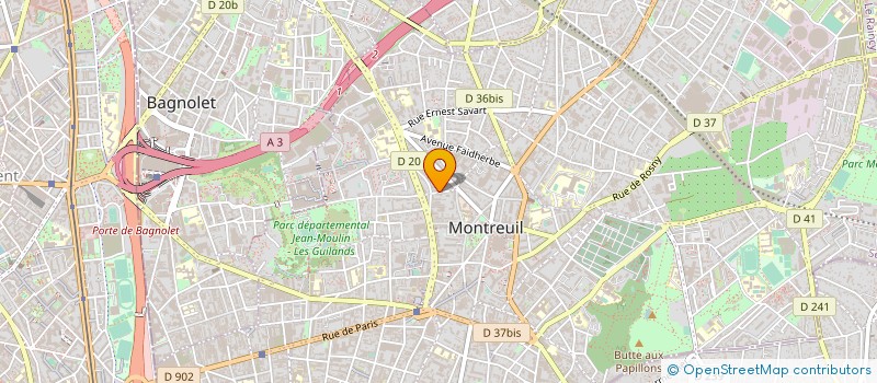 localisation de l'entreprise 912 769 650 à MONTREUIL