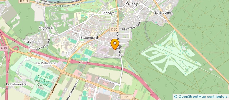 localisation de l'entreprise 912 771 797  à POISSY