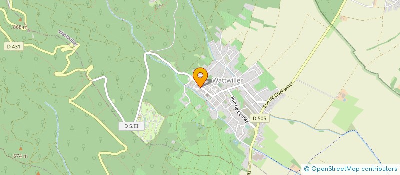 localisation de l'entreprise 912 773 710   WATTWILLER