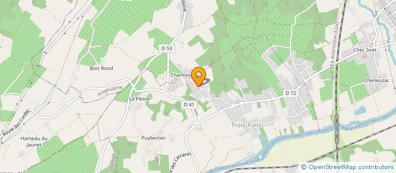 localisation de l'entreprise 912 849 304   TROIS-PALIS