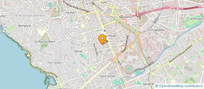 localisation de l'entreprise 912 872 538   MARSEILLE