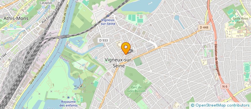 localisation de l'entreprise 912 875 937 à VIGNEUX-SUR-SEINE