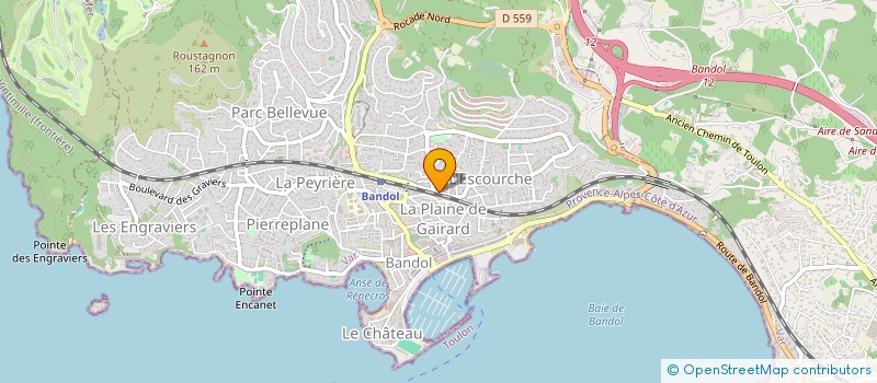 localisation de l'entreprise 912 880 390 à BANDOL
