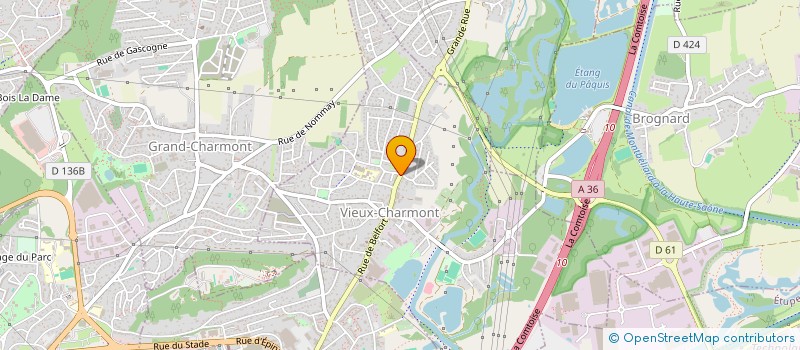 localisation de l'entreprise 912 914 264 à VIEUX-CHARMONT