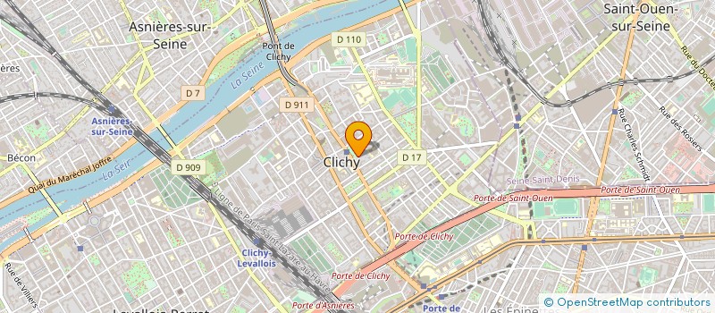 localisation de l'entreprise 912 916 988 à CLICHY