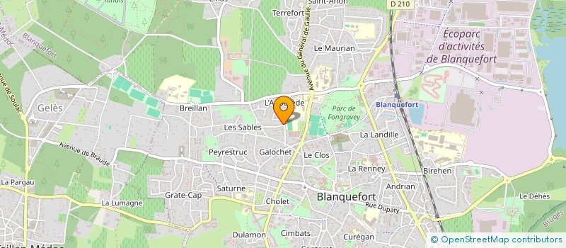 localisation de l'entreprise 912 942 869  à BLANQUEFORT