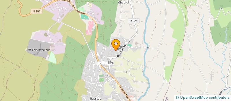 localisation de l'entreprise 912 970 688   LAVILLEDIEU