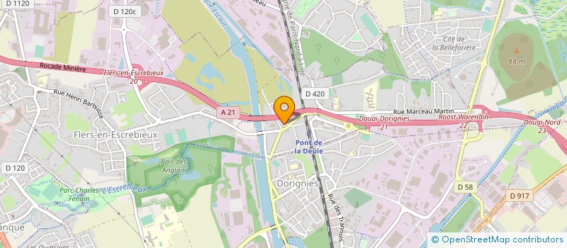 localisation de l'entreprise 912 988 953   FLERS-EN-ESCREBIEUX