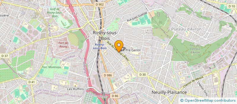 localisation de l'entreprise 913 009 445 à MONTREUIL
