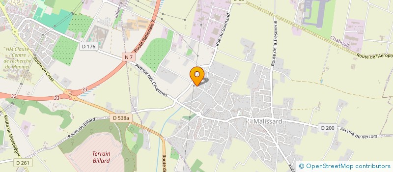 localisation de l'entreprise 913 045 340   MALISSARD