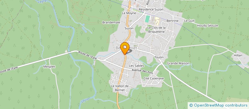 localisation de l'entreprise 913 062 766   BELIN-BELIET