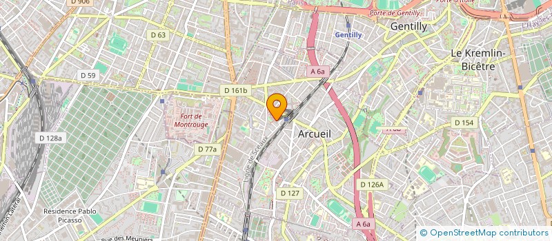 localisation de l'entreprise 913 074 076 à ARCUEIL