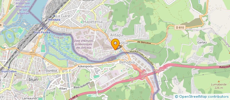 localisation de l'entreprise 913 087 300   URRUGNE