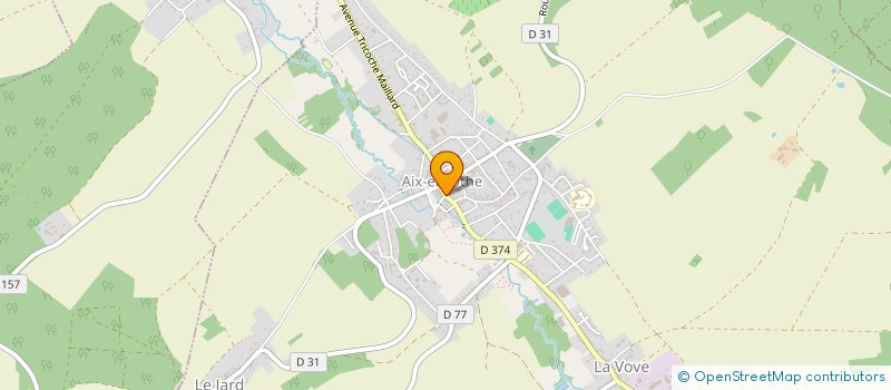 localisation de l'entreprise 913 107 561   AIX-VILLEMAUR-PALIS