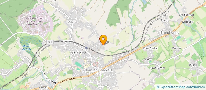 localisation de l'entreprise 913 111 753   BONS-EN-CHABLAIS