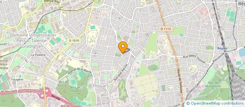 localisation de l'entreprise 913 118 501   TALENCE