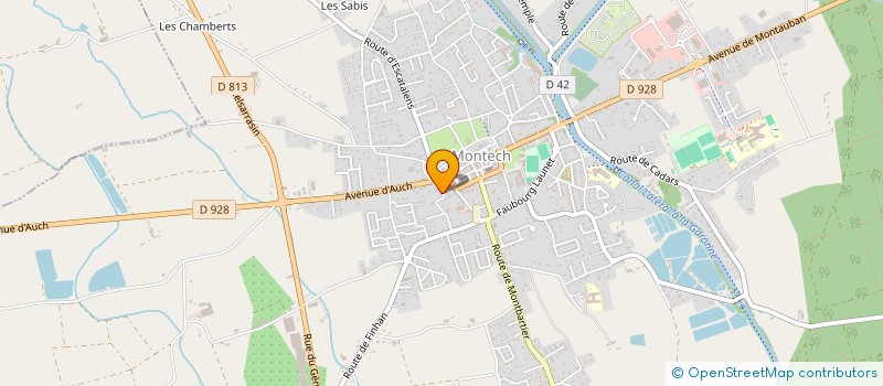 localisation de l'entreprise 913 125 340   MONTECH