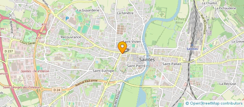 localisation de l'entreprise 913 153 169   SAINTES