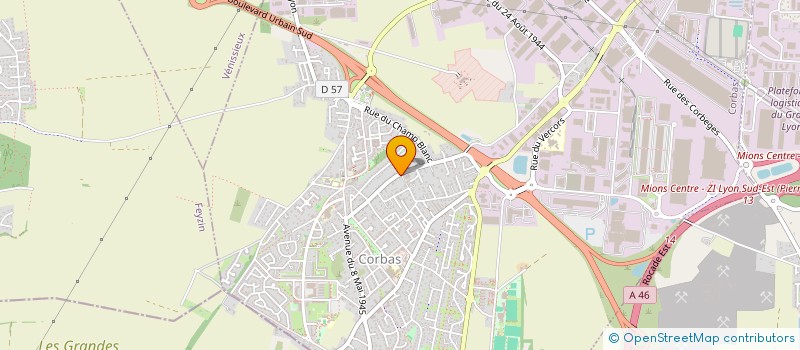 localisation de l'entreprise 913 157 897  à CORBAS