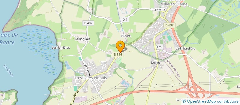 localisation de l'entreprise 913 174 959   LA VILLE-ES-NONAIS